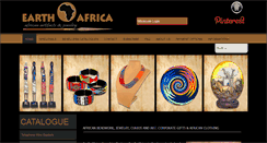 Desktop Screenshot of earthafricacurio.com
