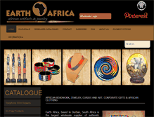 Tablet Screenshot of earthafricacurio.com